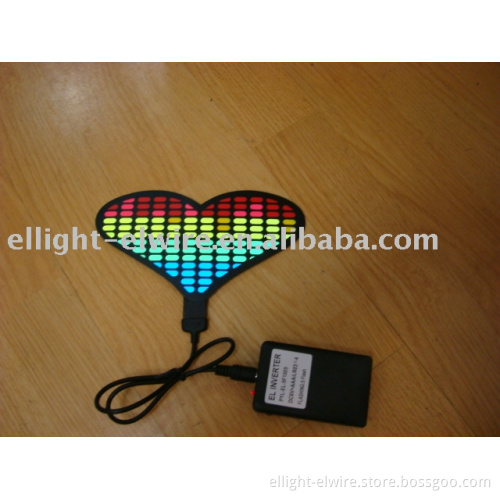 EL light,EL sheet,EL panel.el product,EL sheet(EL Music T-SHIRT)